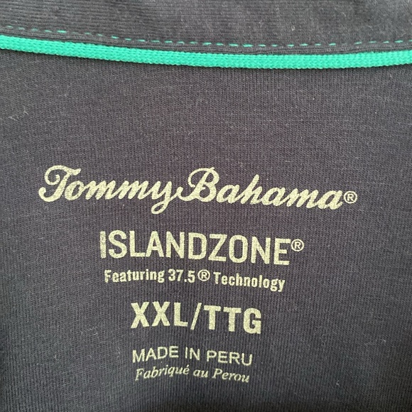 Tommy Bahama Men’s long sleeve Islandzone w/ 37.5 Technology Dark Blue Size XXL - Picture 6 of 7
